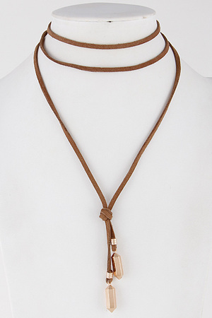 Tribal Inspired Wrap Choker Necklace 6LBA6